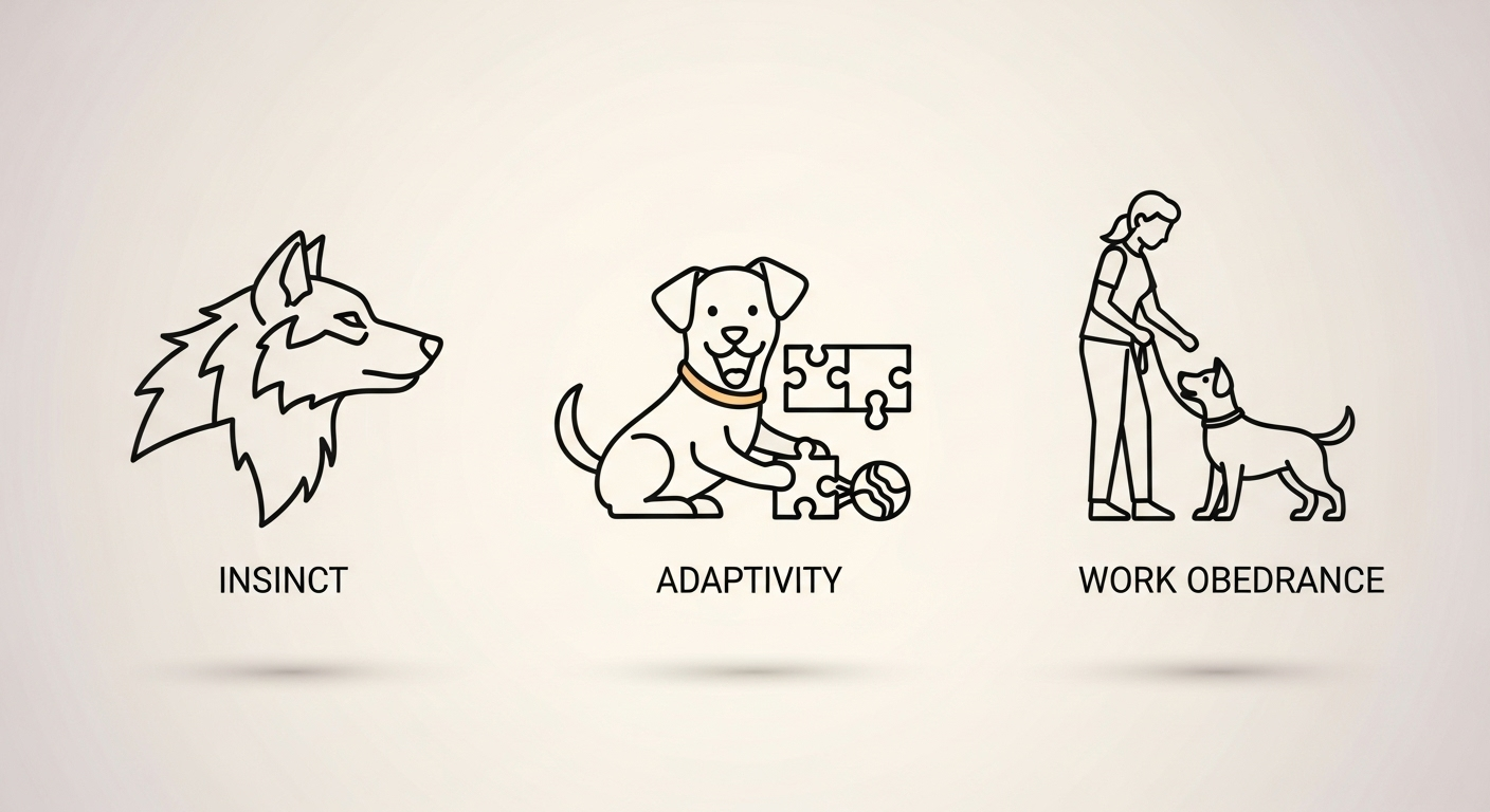 Les trois visages de l'intelligence canine