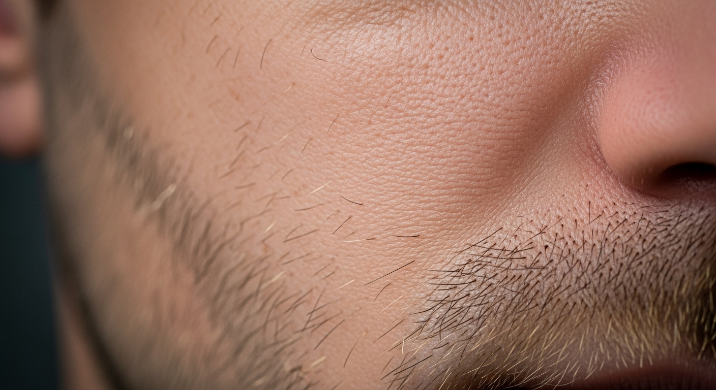 Pourquoi certaines barbes ont-elles des zones sans poils ? Une explication scientifique