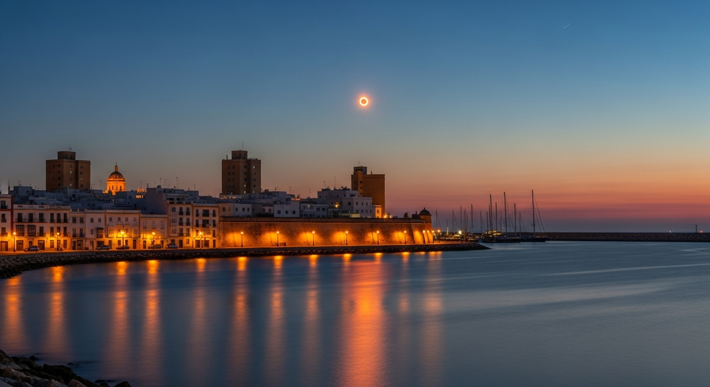 Une touche de totalité pour l'Europe, en Espagne