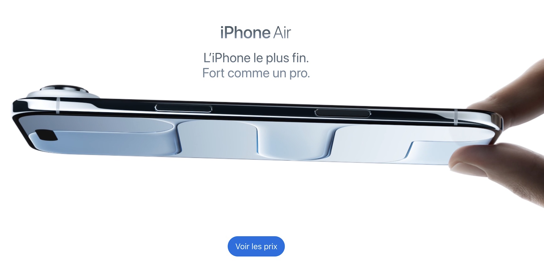 La grande nouveauté : l'iPhone Air, une prouesse de finesse et de solidité