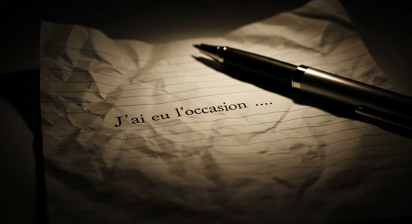 La note manuscrite qui l'accable