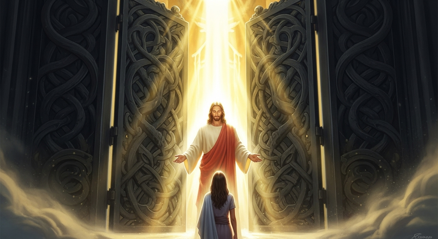 Ce qu'elle dit avoir vu : Jésus et une lumière éclatante