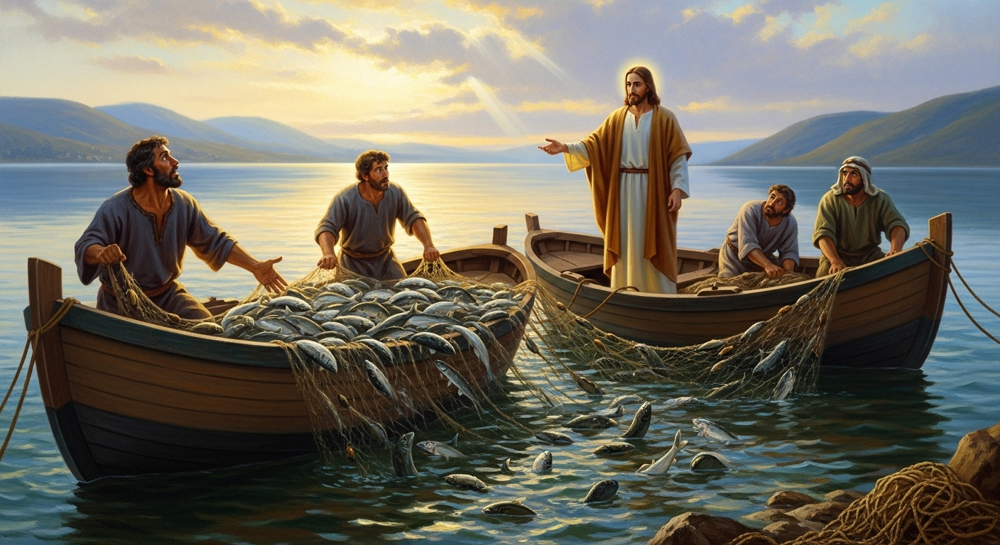 Le premier miracle : la pêche qui a tout changé