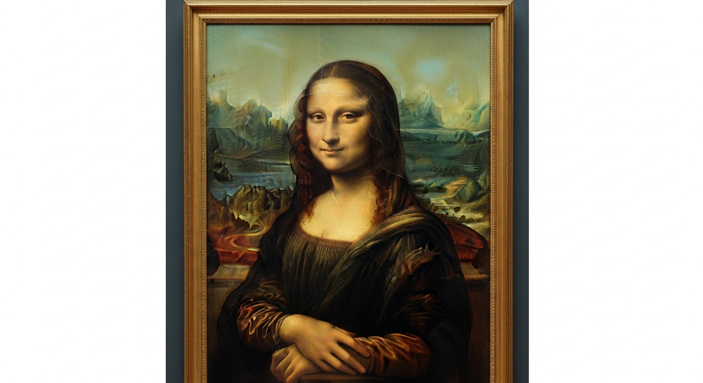 Le détail troublant : un 'demi-sourire de Joconde'