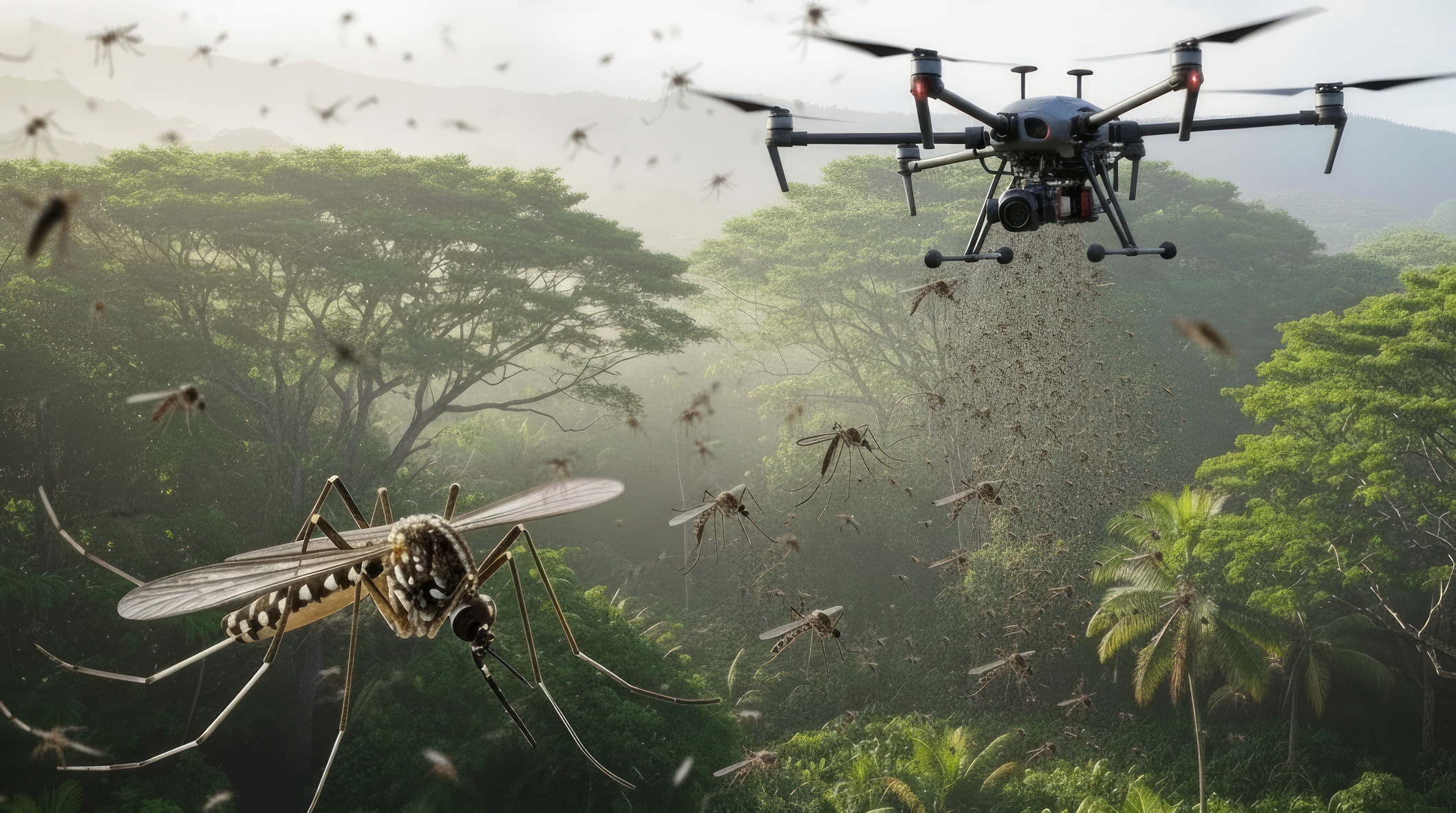 Pourquoi des drones libèrent des milliers de moustiques sur les îles d&rsquo;Hawaï ?