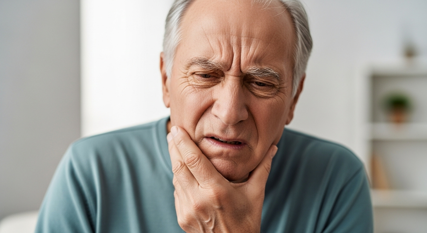 9. Douleur à la mâchoire ou au cou