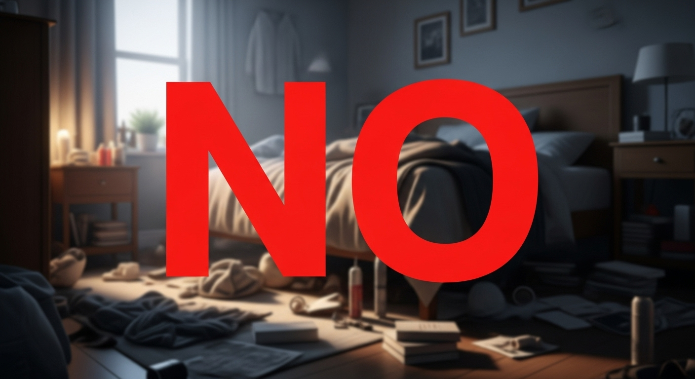 Les 10 choses à bannir de votre chambre