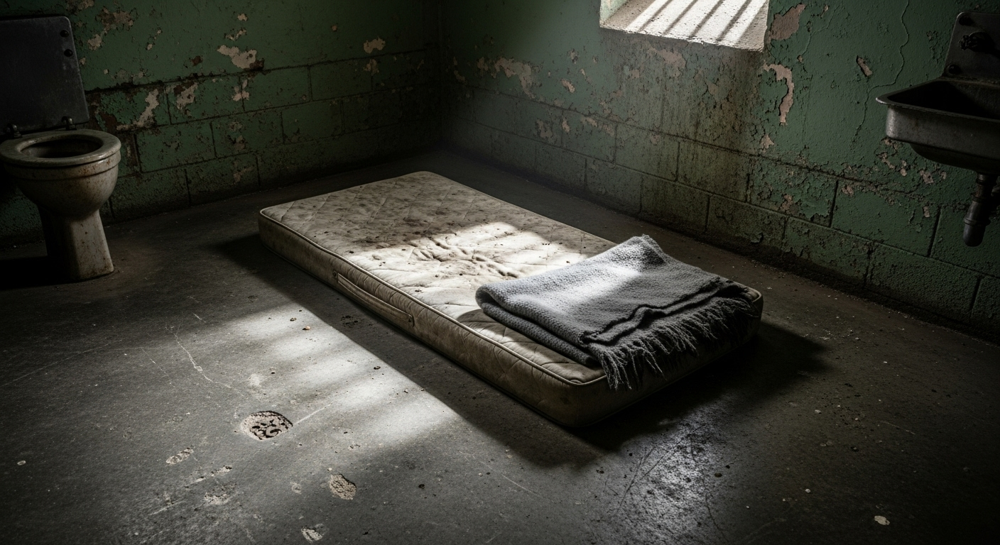 Dormir par terre, sans rien de propre