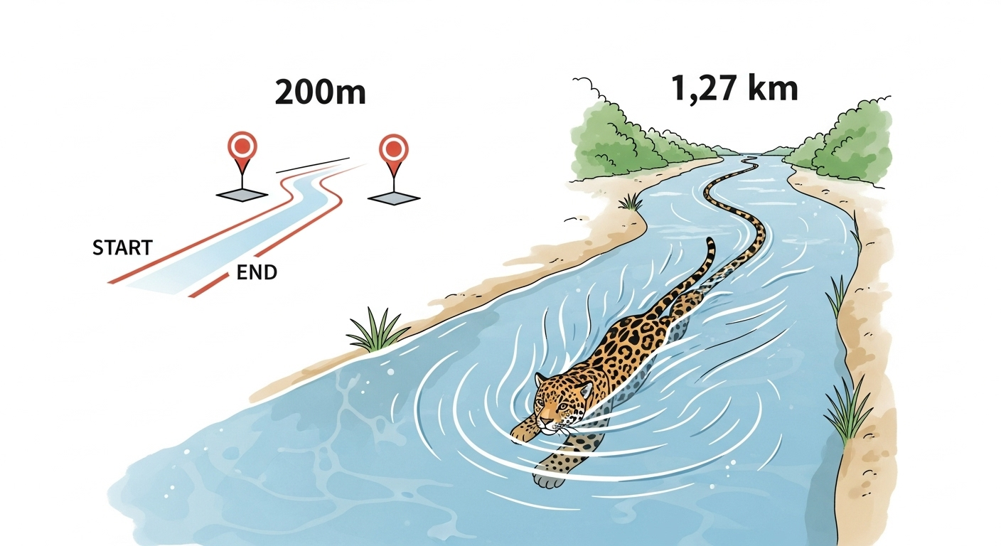 Un record pulvérisé : près de six fois la distance précédente !