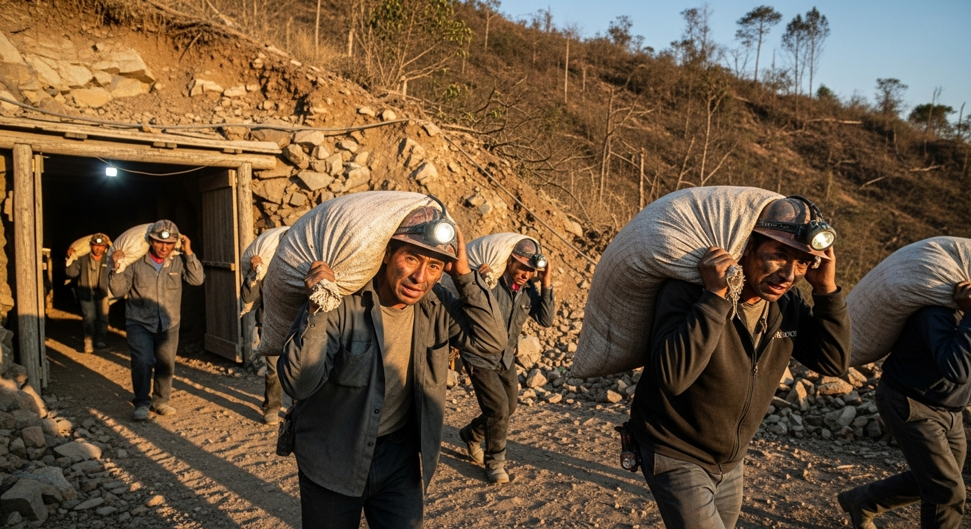 La loi de la mine : travailler un mois pour un jour de paie