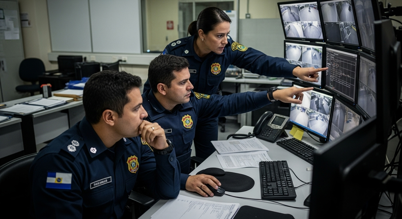 La police brésilienne sur le coup