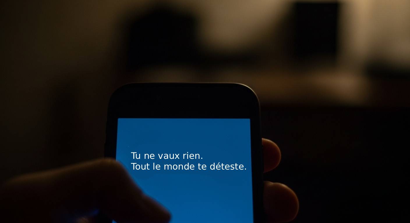 Le début du cauchemar : des messages d'une rivale imaginaire