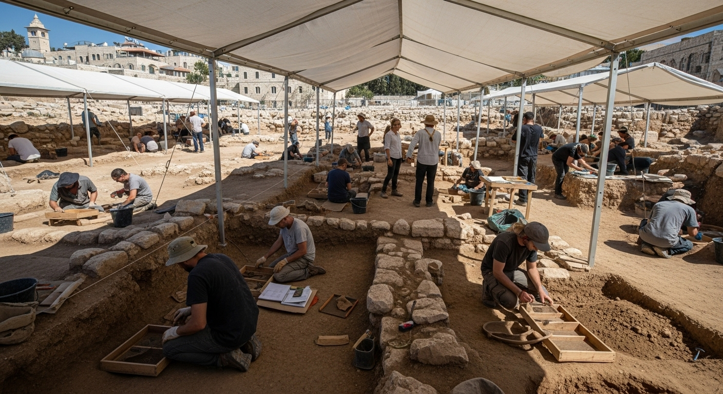 Une découverte exceptionnelle sur le site de la Cité de David