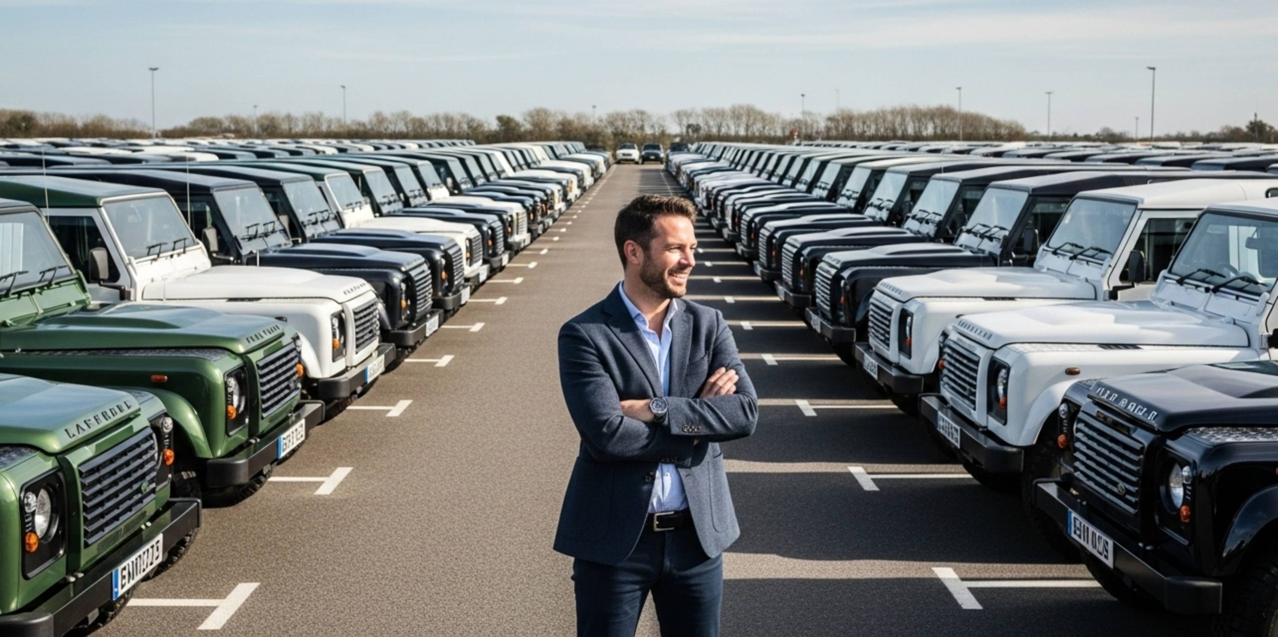 Il achète 240 Land Rover Defender en 2015 : la somme folle qu&#039;il a gagnée grâce à son pari