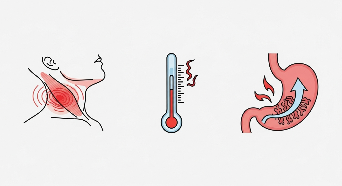 Les causes courantes : tensions, infections et reflux