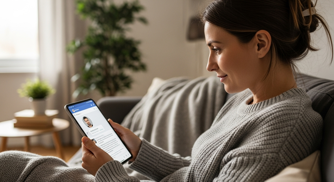 La découverte d'un monde parallèle sur Facebook