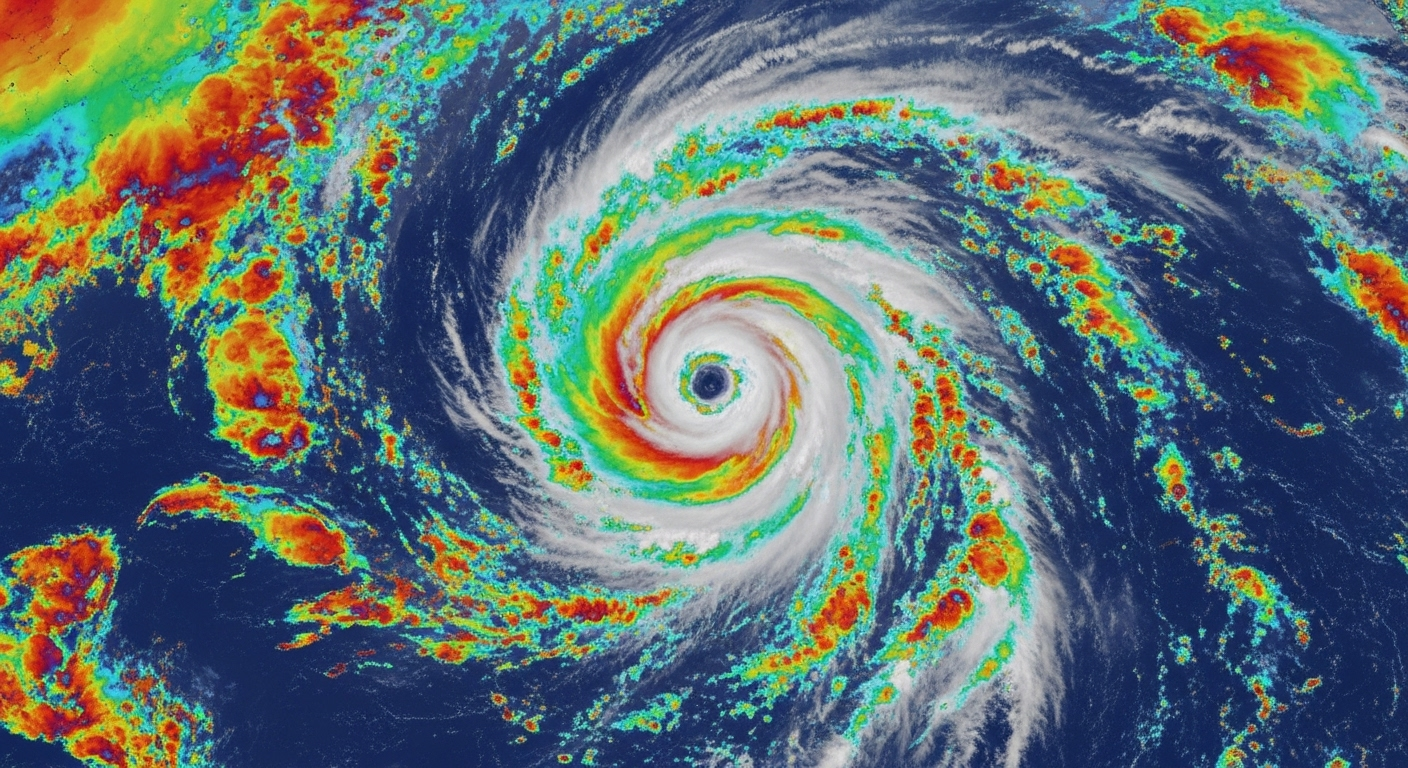 L&#039;ouragan Gabrielle s&#039;intensifie rapidement, les experts mettent à jour sa trajectoire