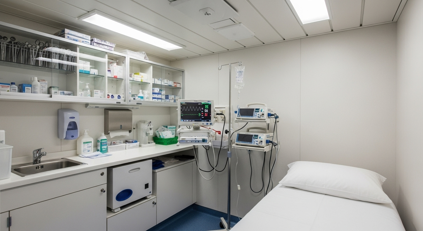 Une urgence médicale en pleine mer