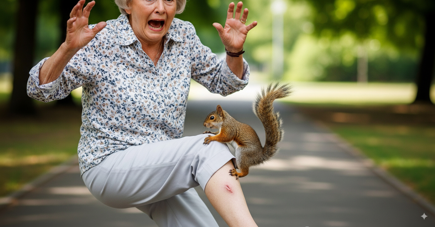 La première attaque, soudaine et violente