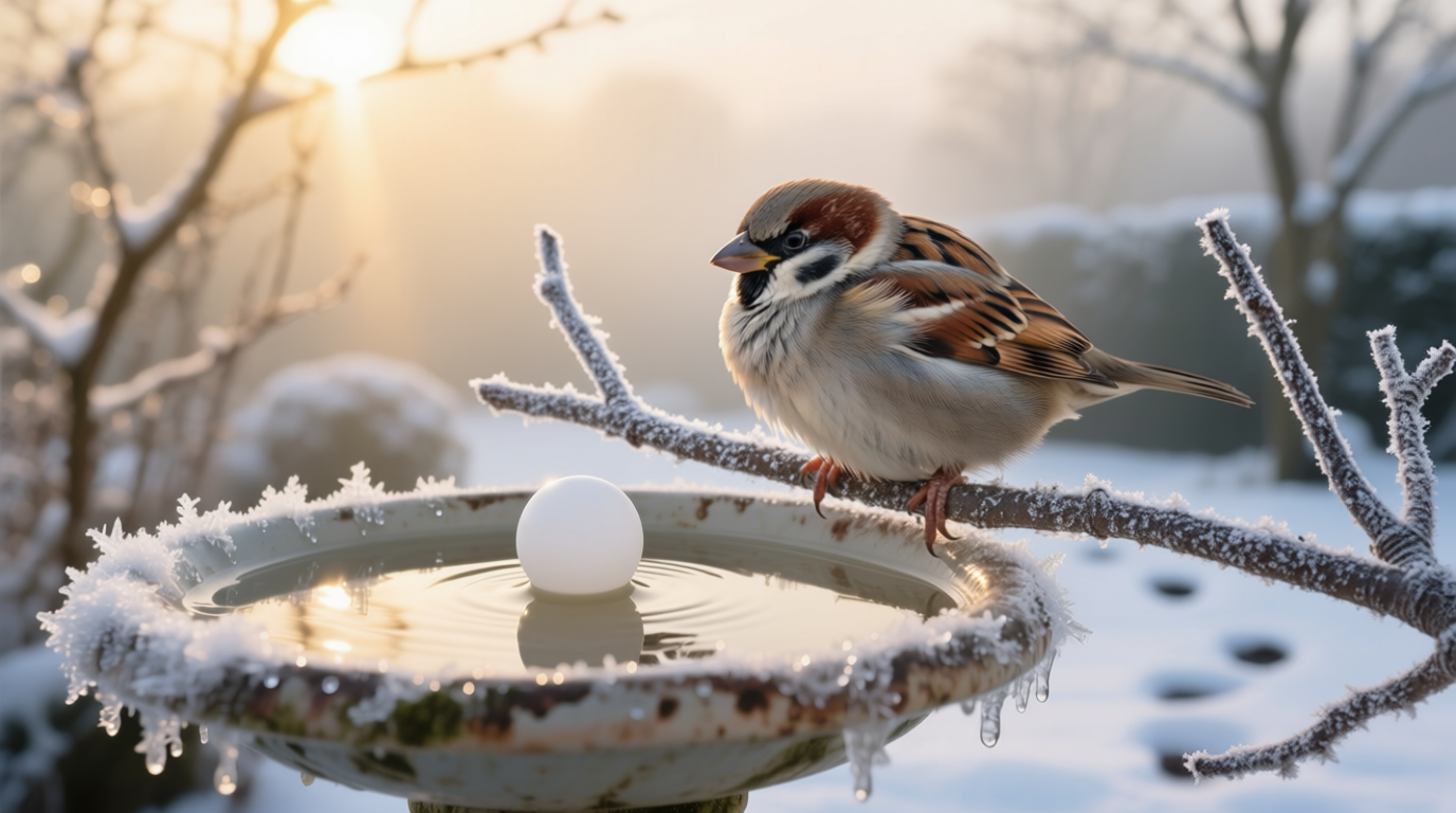 L&rsquo;astuce toute simple pour aider les oiseaux à survivre au gel cet hiver
