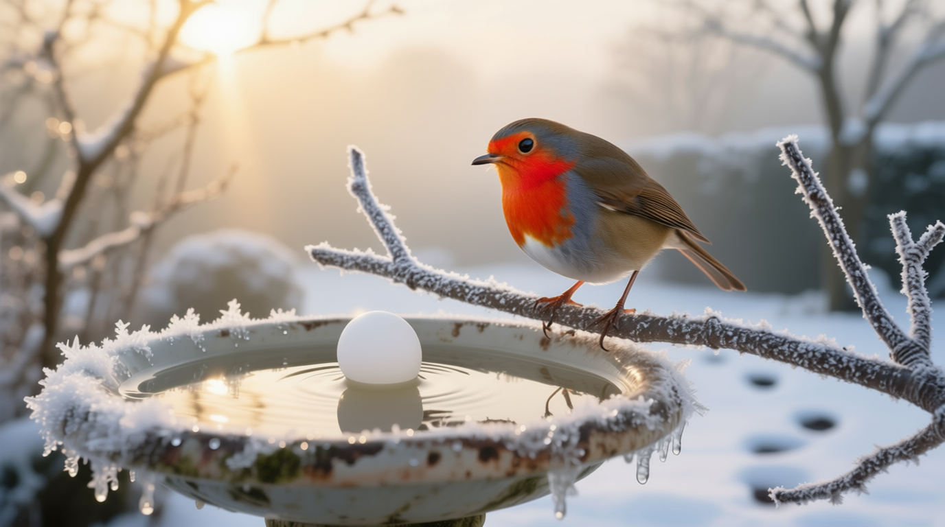 L&#039;astuce toute simple pour aider les oiseaux à survivre au gel cet hiver
