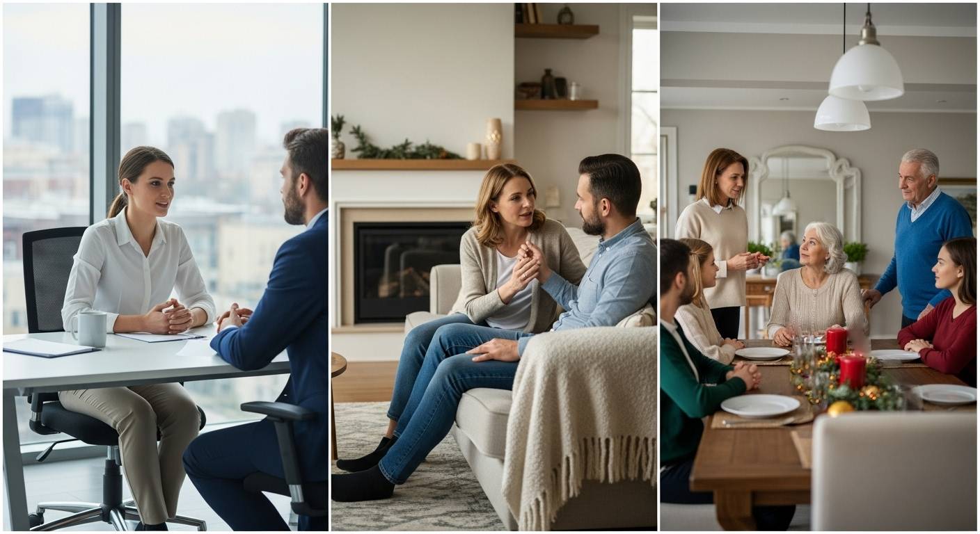 Adapter sa réponse au contexte : travail, couple, famille