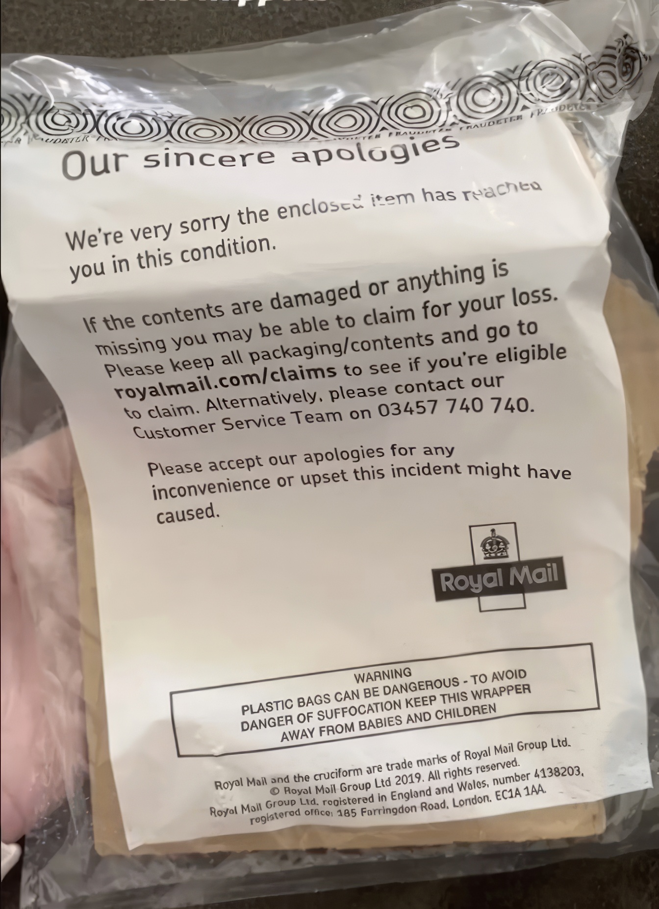 L'ironie de la lettre d'excuses