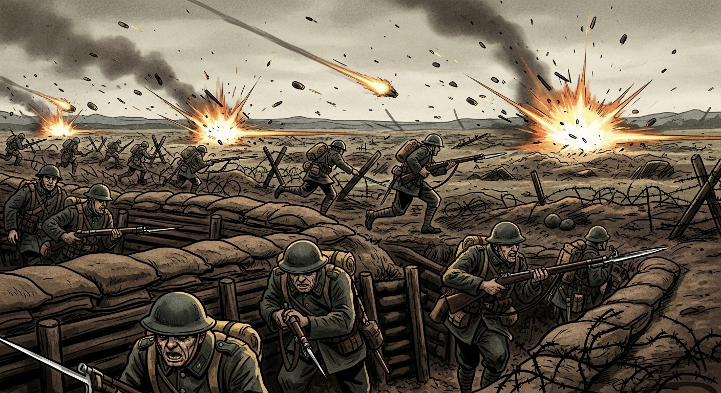 Des tactiques dignes de la Première Guerre mondiale