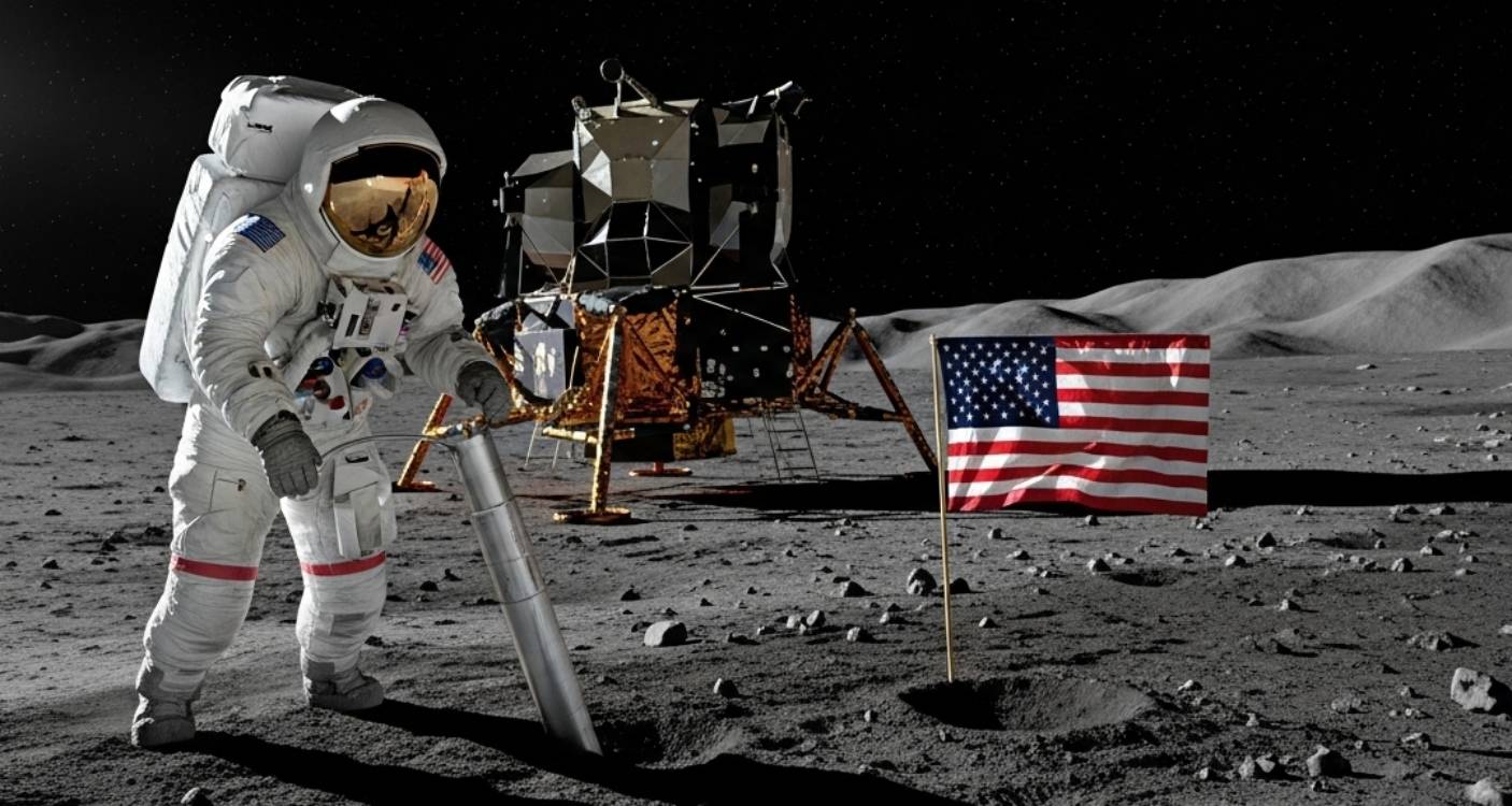 Un élément inconnu trouvé dans la poussière de la Lune rapportée par Apollo jamais observé sur Terre