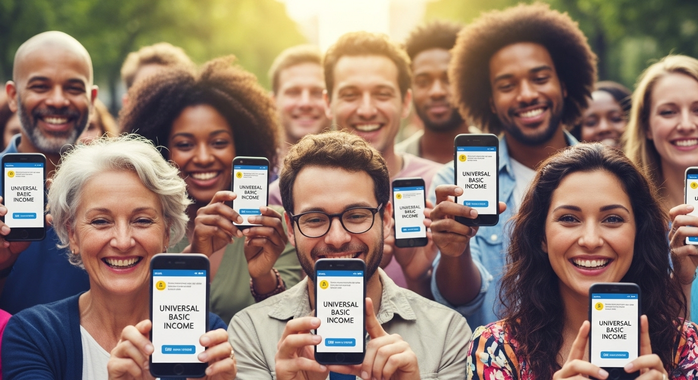 Le lien évident avec le revenu universel de base (UBI)