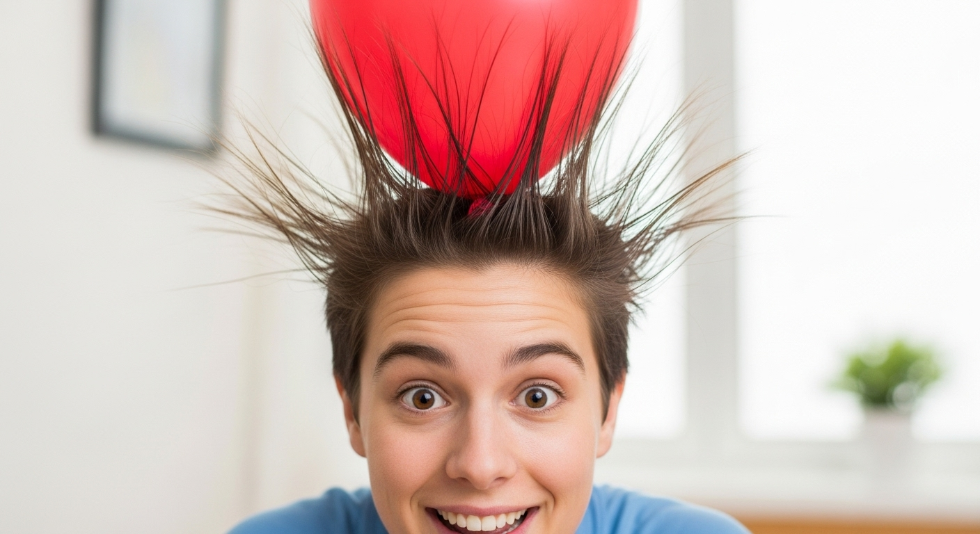 L'effet "triboélectrique" : pourquoi frotter crée de l'électricité