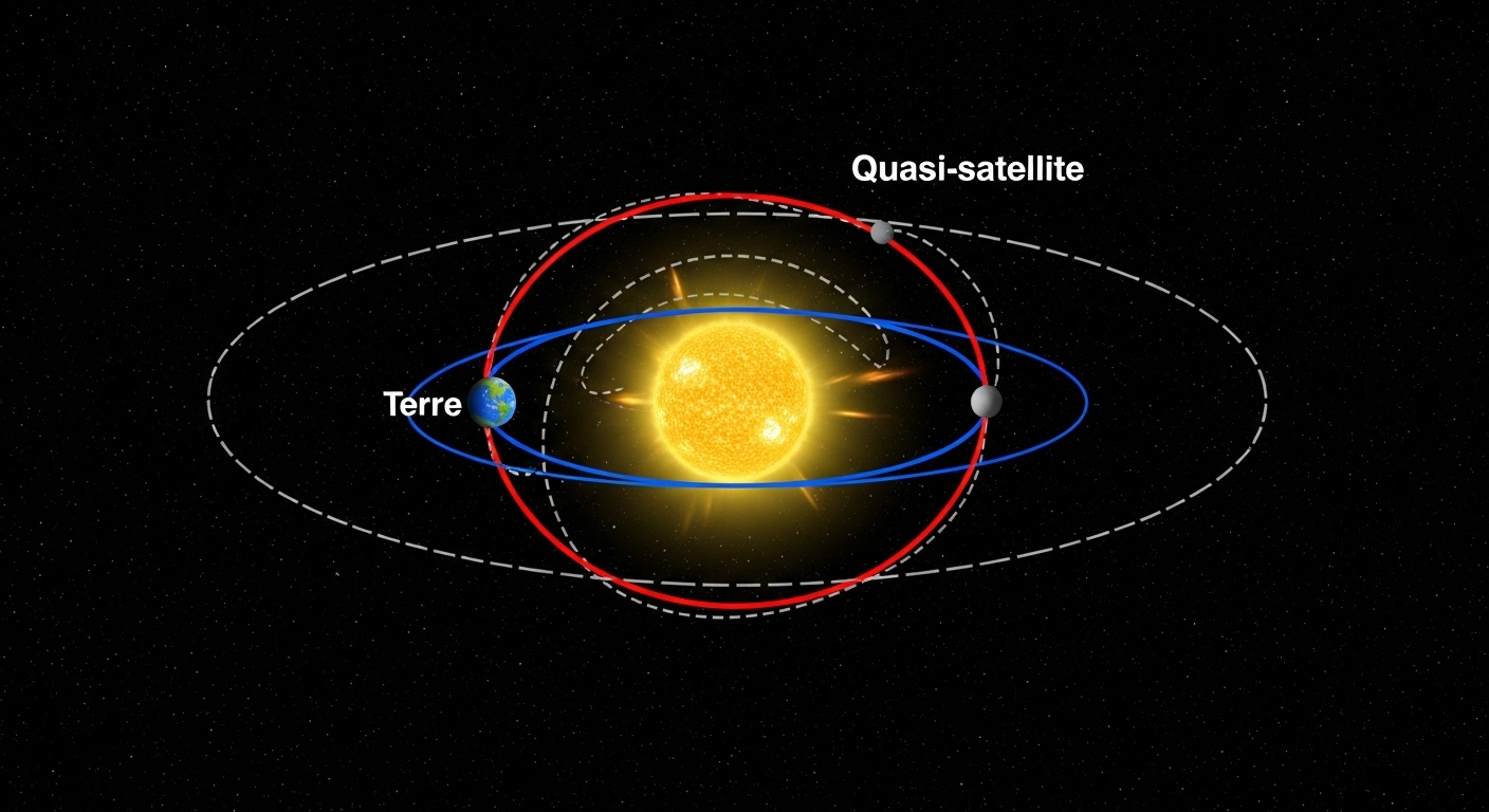 Qu'est-ce qu'un "quasi-satellite" ? L'illusion d'optique cosmique