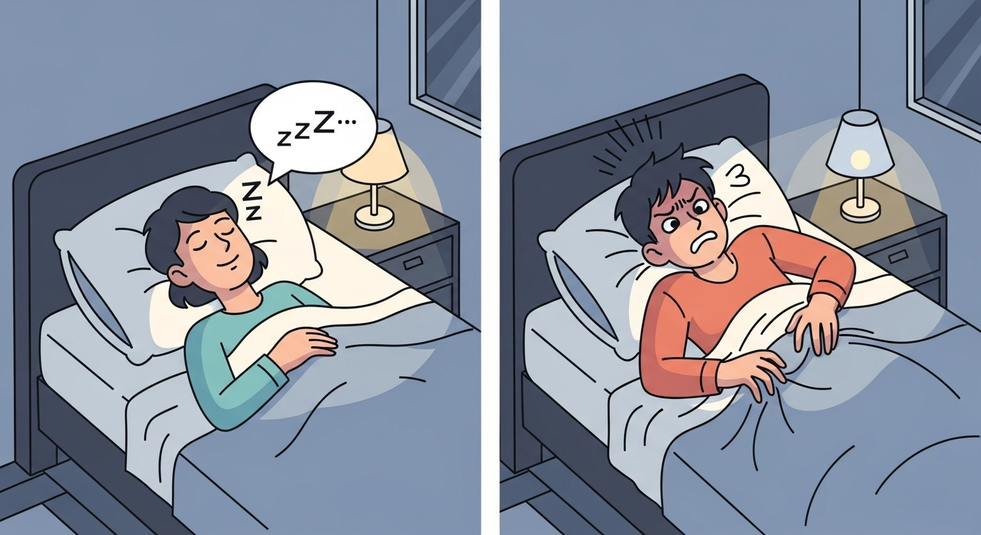 Le résultat surprenant : on dort plus, mais on s'endort moins bien