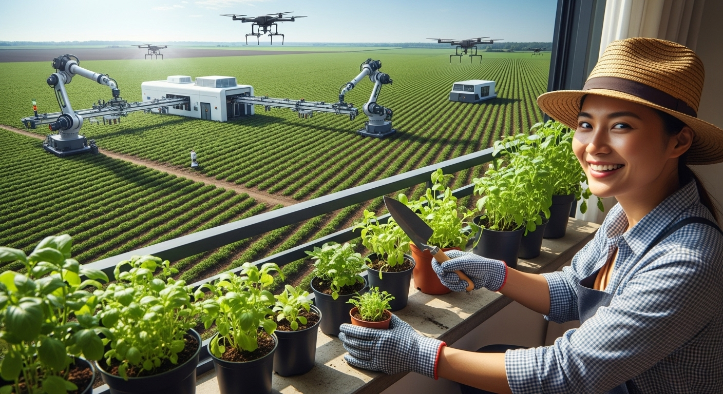 Le travail, un simple hobby comme le jardinage