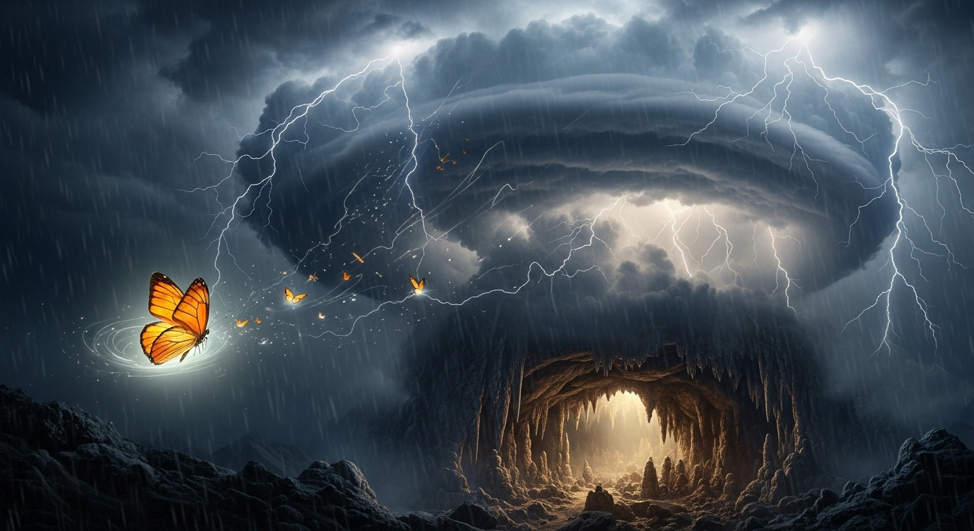 L'effet papillon : un 'chaos' à l'échelle d'une grotte