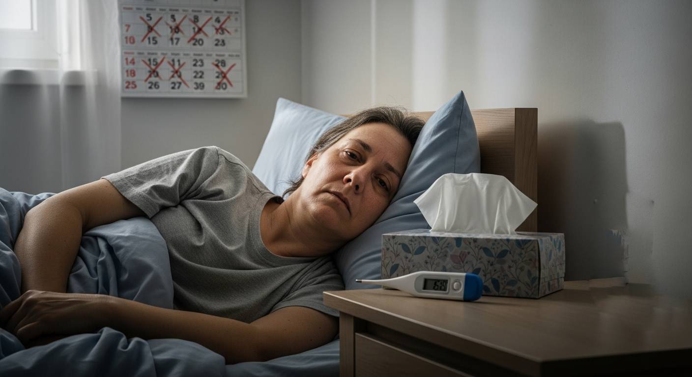 Signe n°1 : Vous mettez un temps fou à vous remettre d'un simple rhume