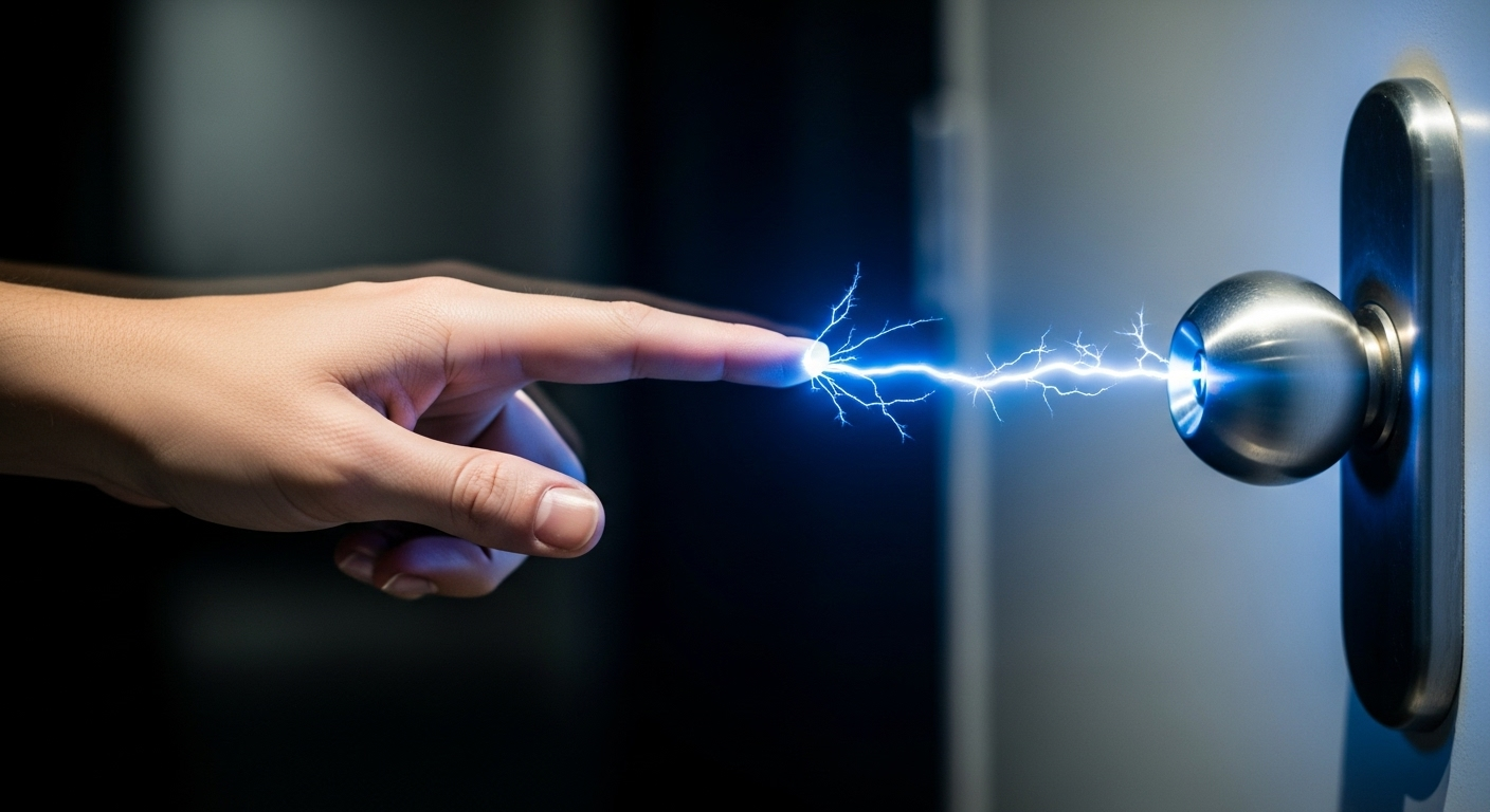 Pourquoi reçoit-on des décharges électriques en touchant des objets ? La science explique