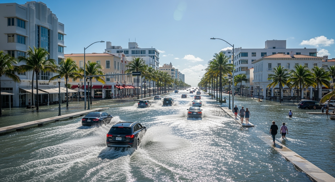 Conséquence directe : la montée des eaux et les inondations