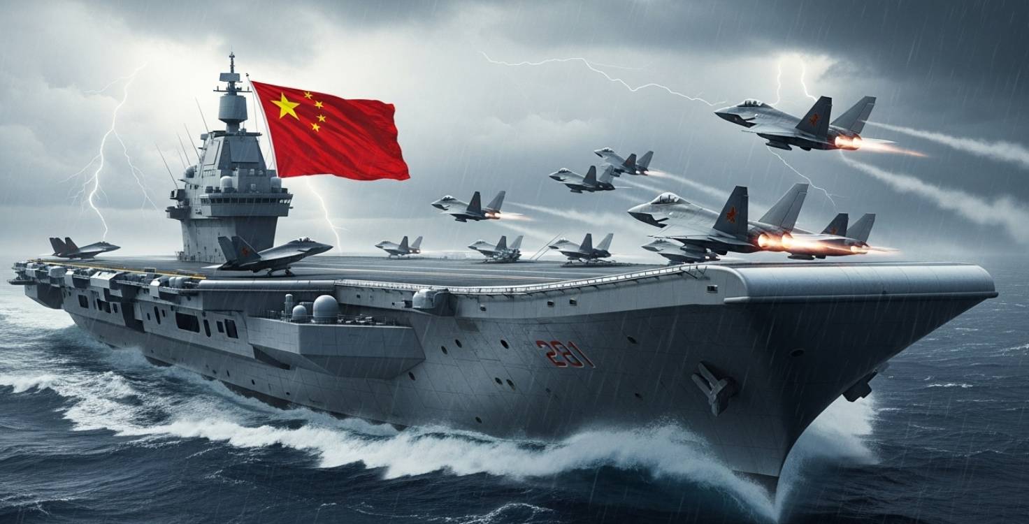 La Chine construit un monstre nucléaire : le supercarrier qui veut pulvériser la suprématie de l’US Navy