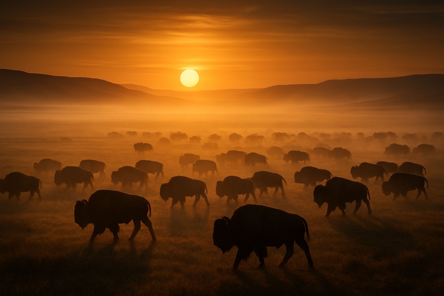 Le Bison d&rsquo;Amérique : comment l&rsquo;animal totem des USA a frôlé l&rsquo;extinction