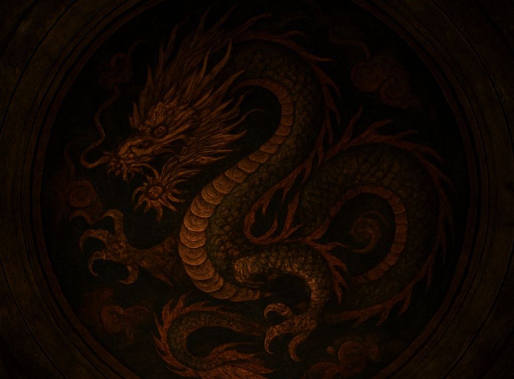 Une tombe décorée du sol au plafond