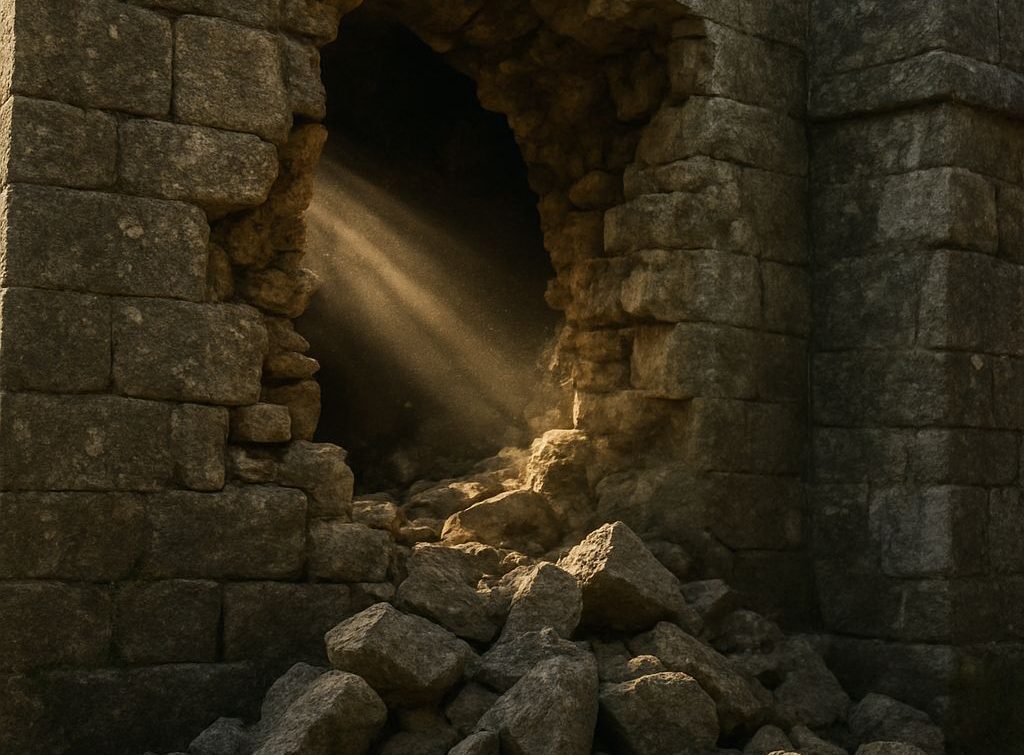 Portugal : Un mur d&#039;église s&#039;effondre et révèle les squelettes de 12 personnes