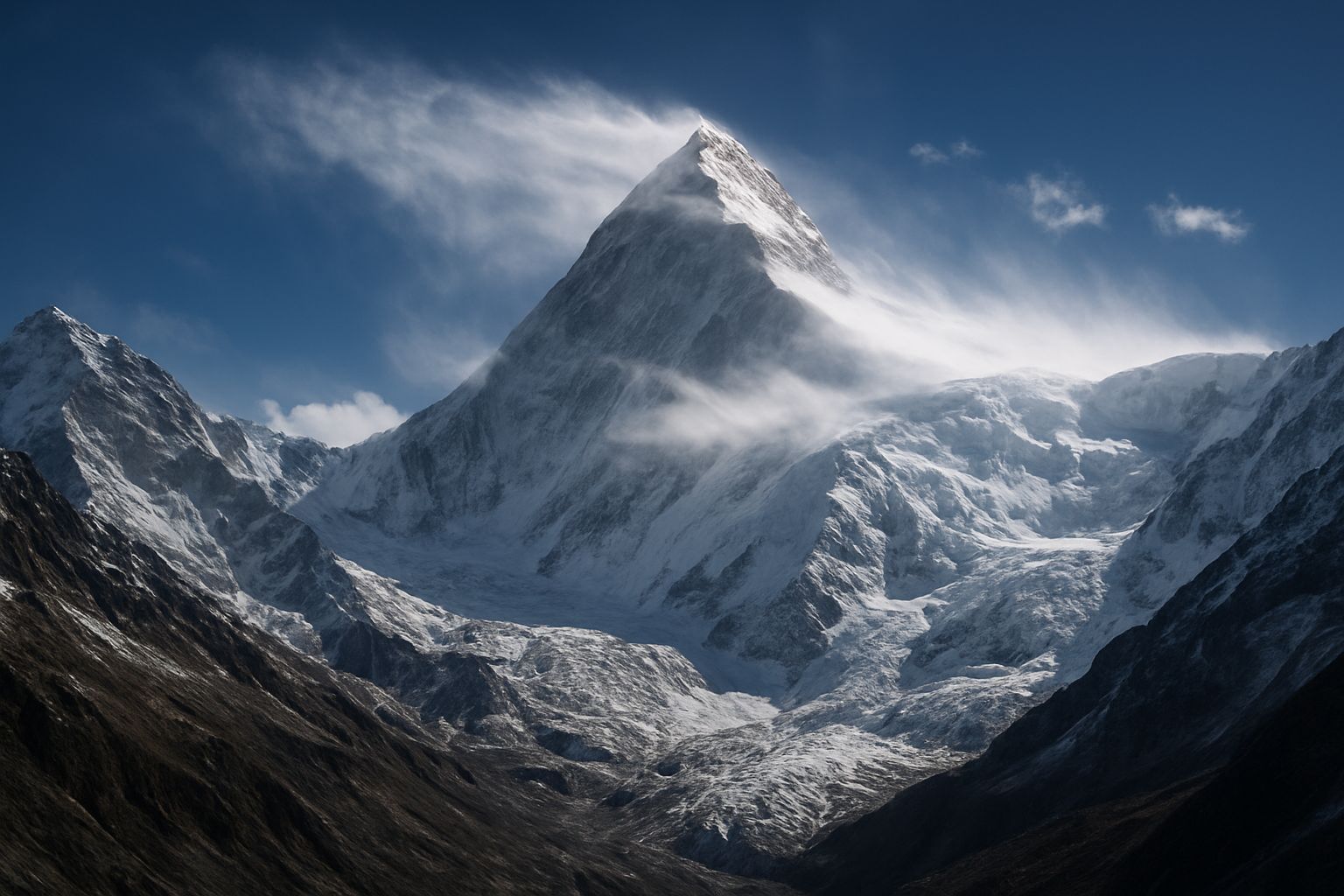 Les vents froids qui descendent des sommets