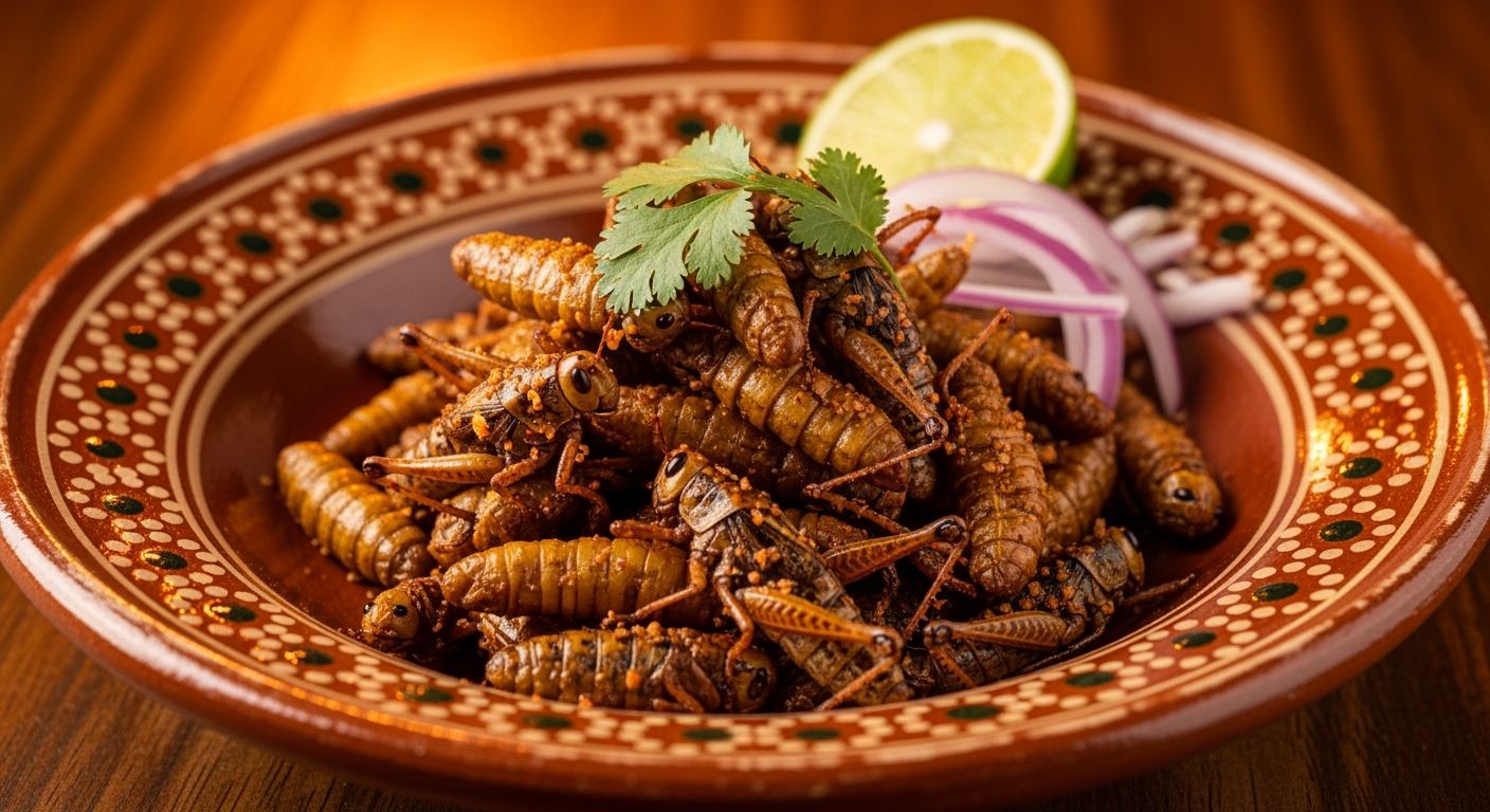 Un régime alimentaire à base d'insectes