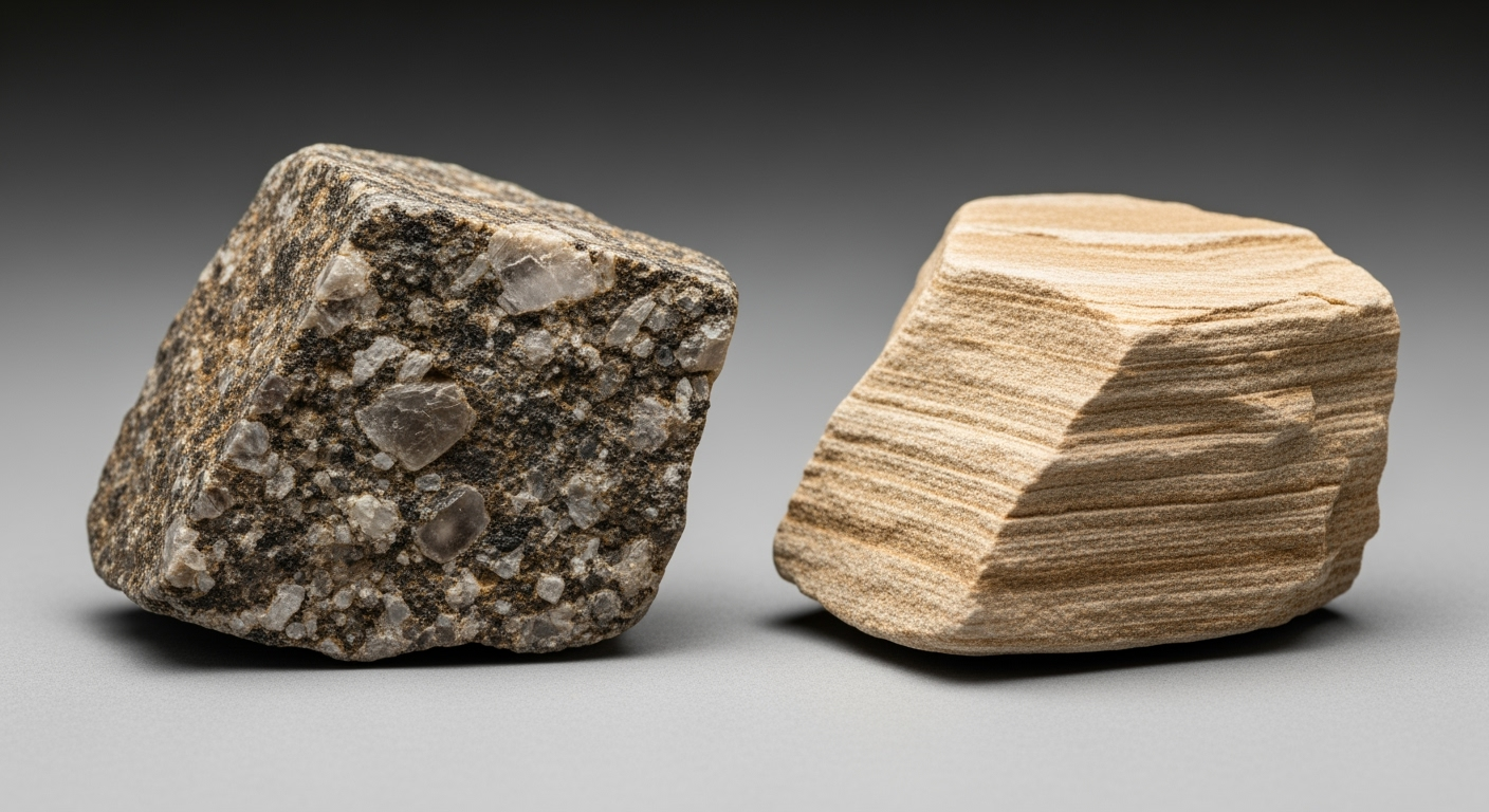 Une différence capitale entre les roches