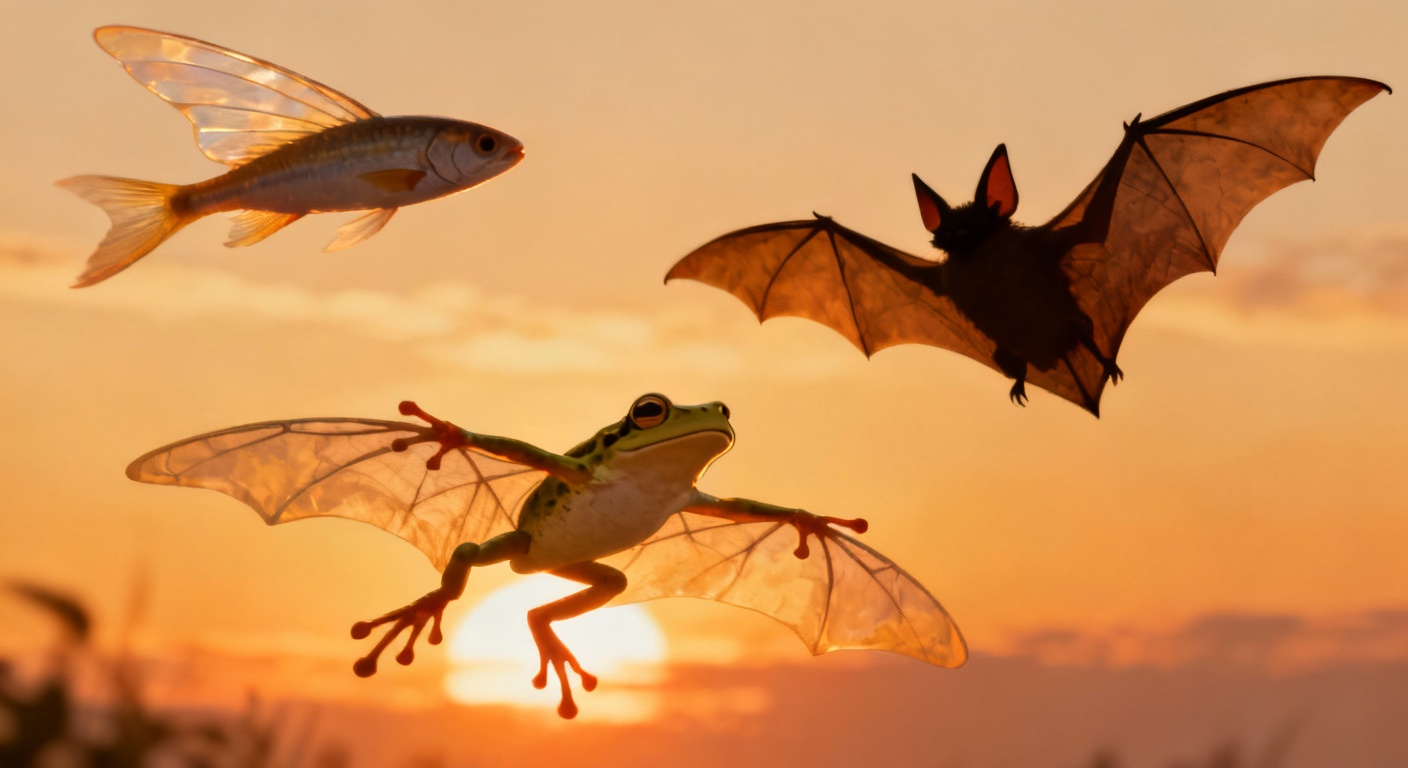 Pas seulement les oiseaux : découvrez les autres créatures volantes de notre monde