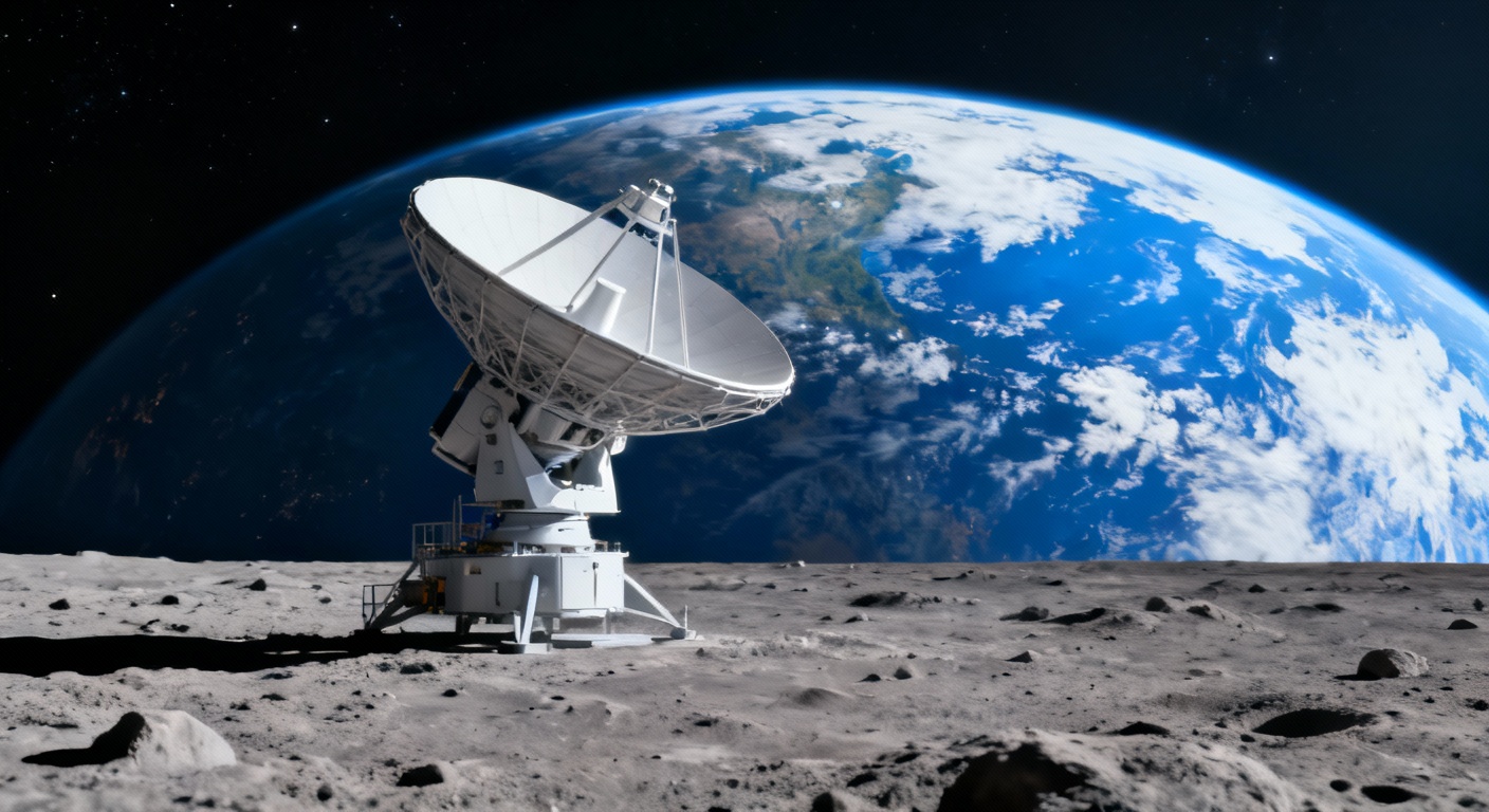 Écouter les secrets de l&#039;univers depuis la lune