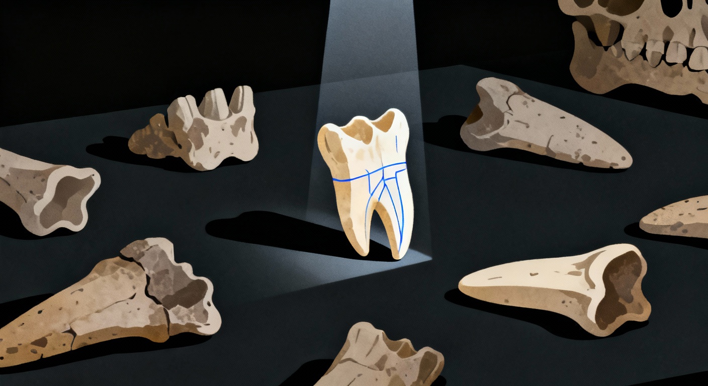 Du plomb retrouvé dans de très vieilles dents