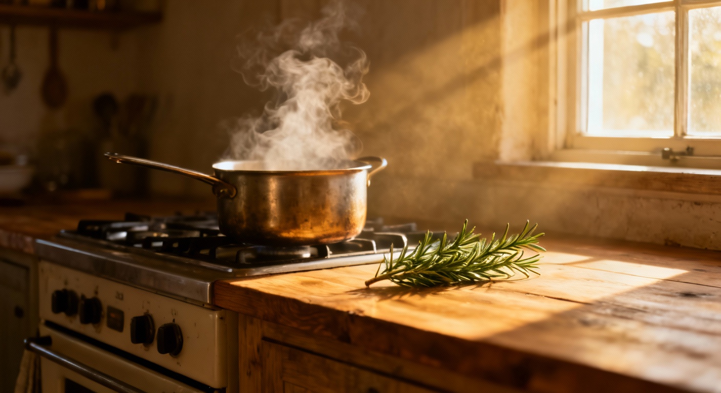 Le romarin bouilli, ce secret de grand-mère pour purifier l&#039;air et l&#039;esprit