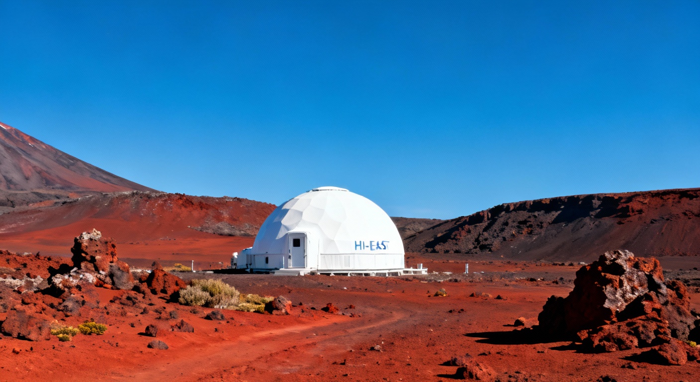 Vivre comme sur Mars, mais sur les volcans d'Hawaï